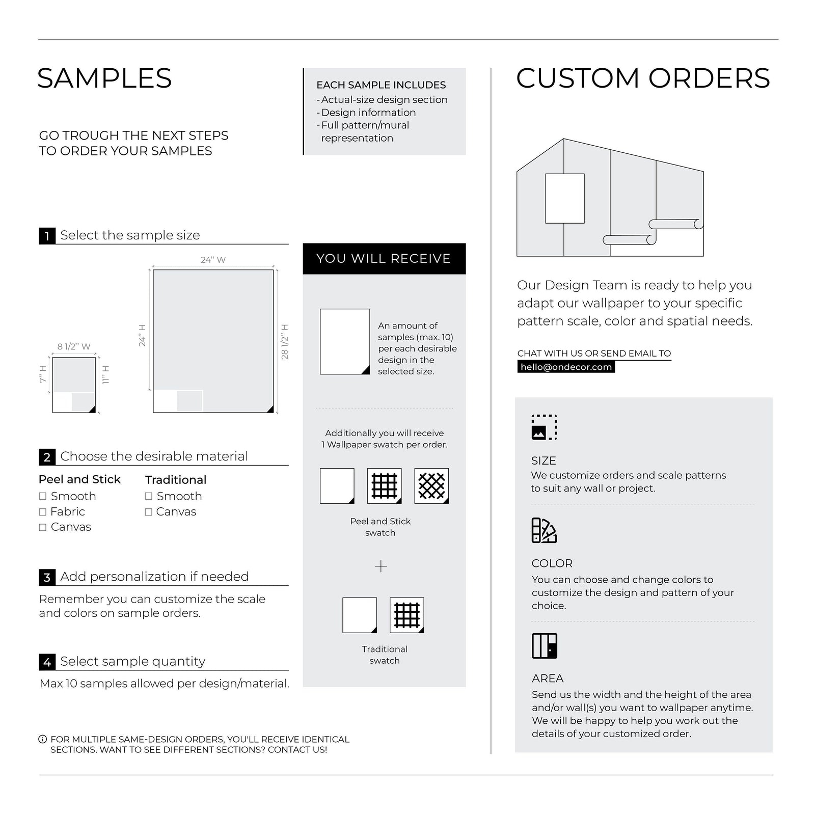 Abstract Wallpaper with Hand-Drawn Scribble Circles in Black - A027