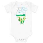 Illinois Cornfield Baby Onesie
