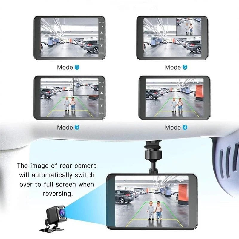 1080P Dual Dash Cam Front & Rear Camera 4