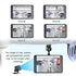 1080P Dual Dash Cam Front & Rear Camera 4" LCD Wide Angle Car DVR