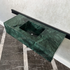 Handcrafted Verde Guatemala Custom Marble Sink (Ns-094)