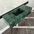 Handcrafted Verde Guatemala Custom Marble Sink (Ns-094)