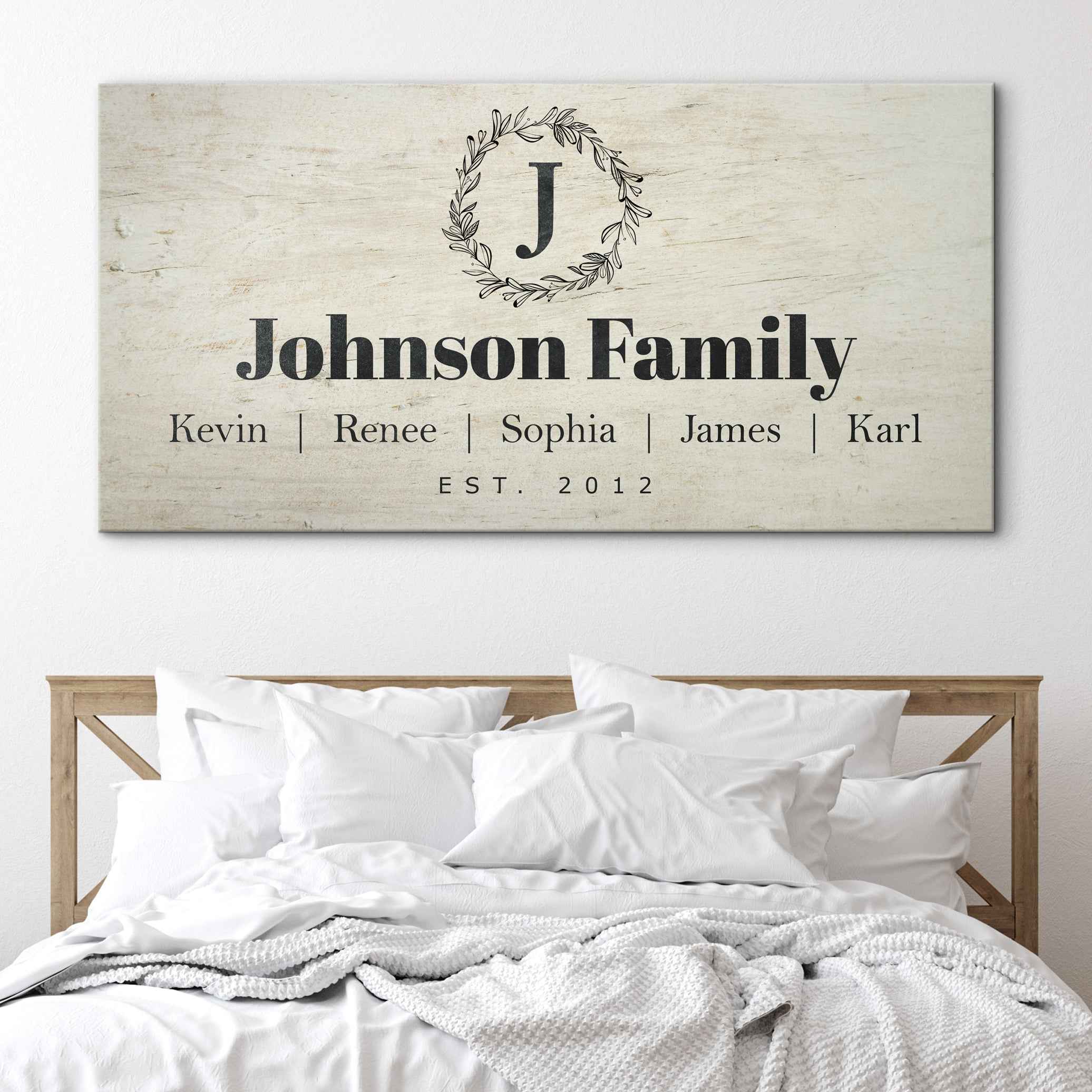 Personalized Rustic Family Sign