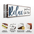 Relax You're on Lake Time Sign IV
