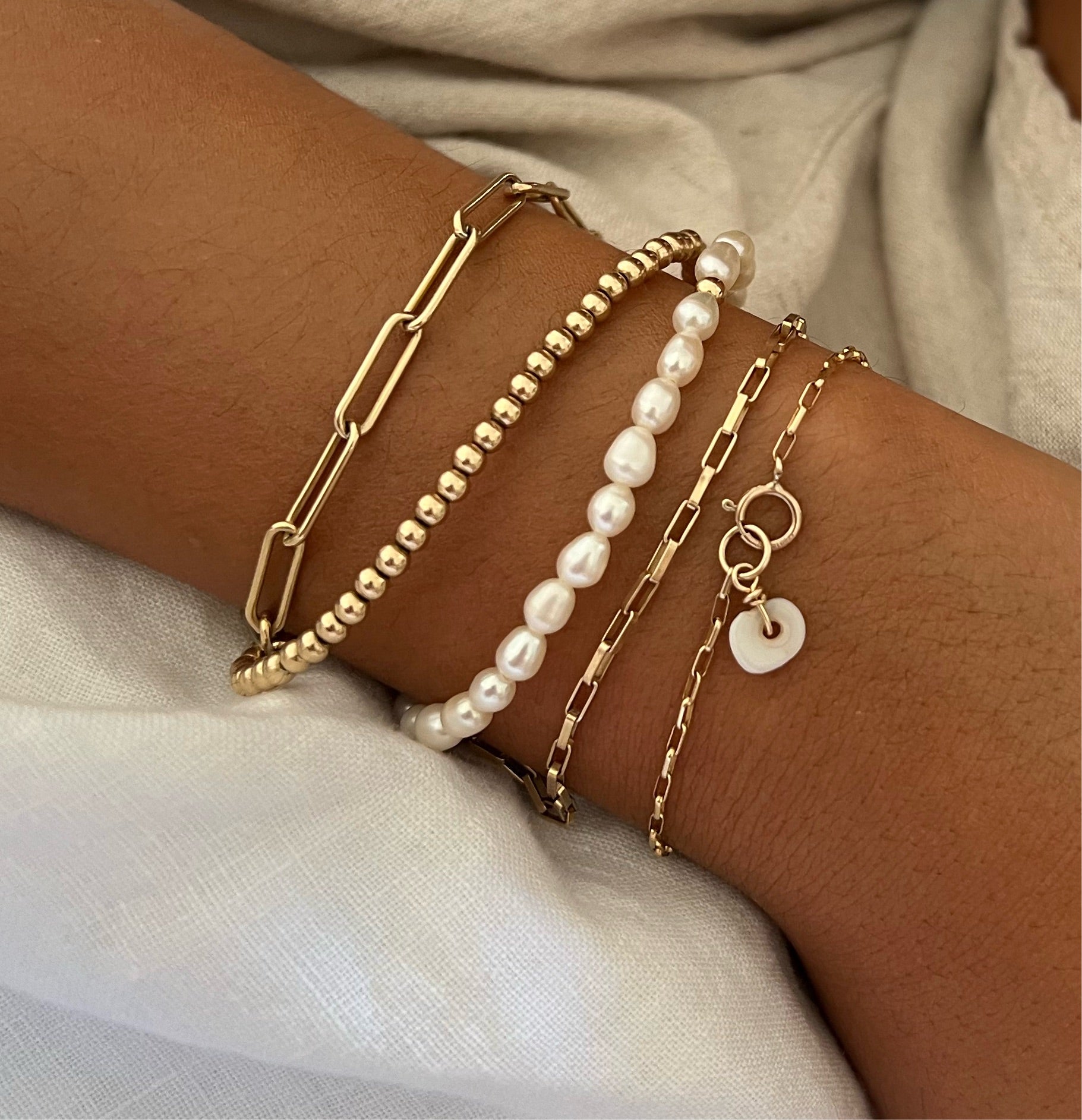 Box Paperclip Chain Bracelet