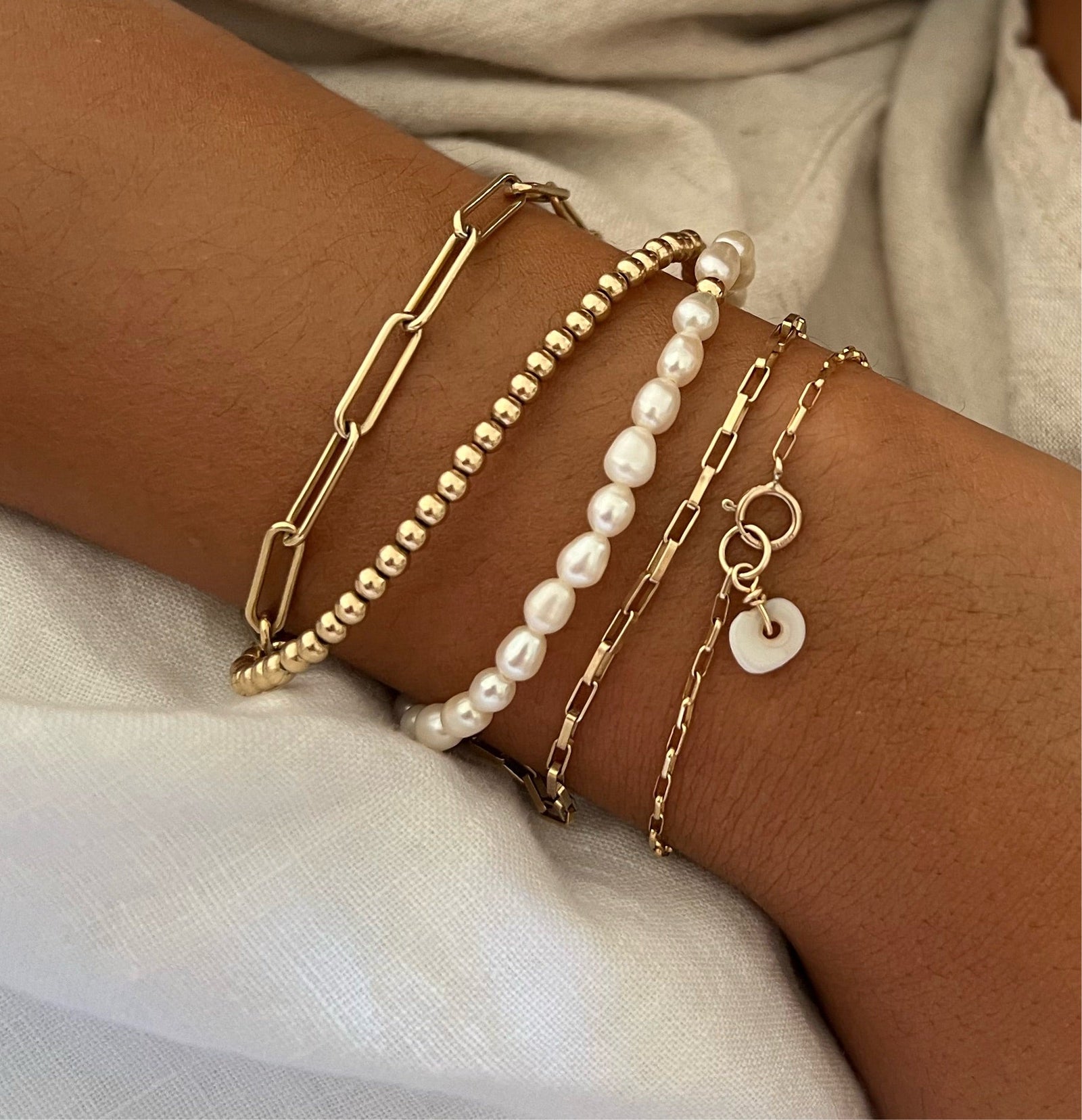 Box Paperclip Chain Bracelet