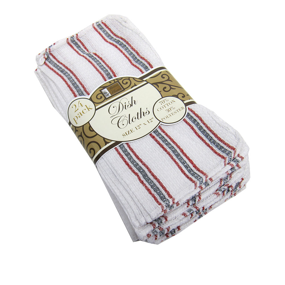 Better Home 24-Pack Dish Cloths, Colors May Vary, 12x12 Inch