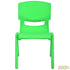 JOON Stackable Plastic Kids Learning Chairs, Green, 20.5x12.75X11 Inches, 2-Pack (Pack of 2)