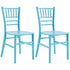 JOON 2 Pack Kids Tiffany Chiavari Chairs, 25x13x14.5 Inches