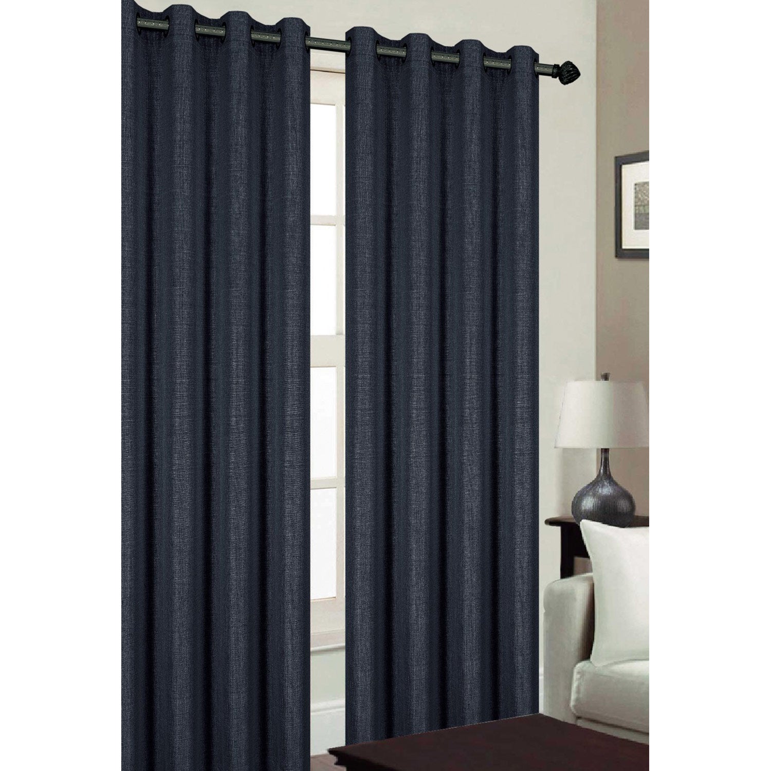 Tribeca Textured Room Darkening Grommet Window Panel, 54x84 Inches