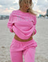 Sweatshirt In Candy Pink