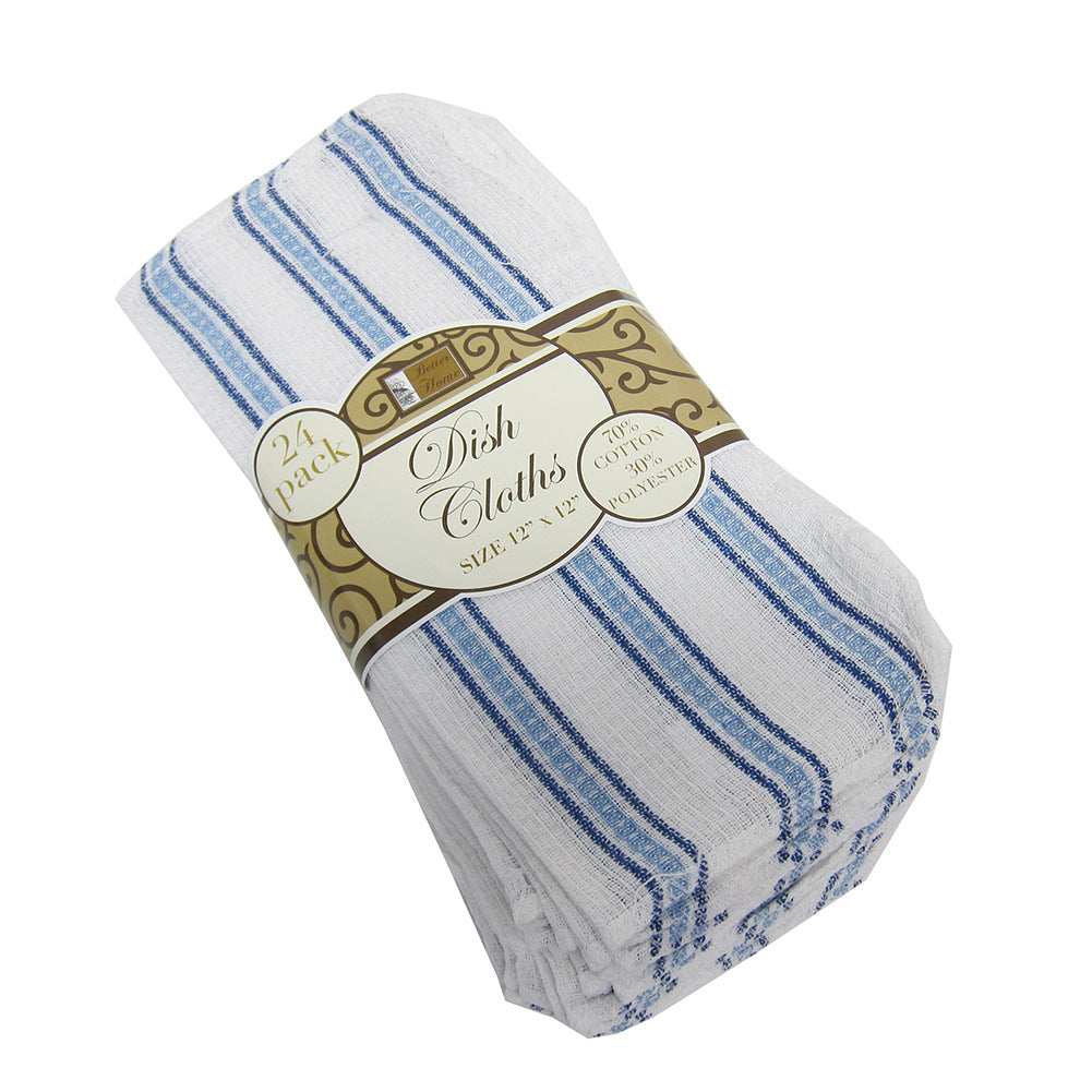 Better Home 24-Pack Dish Cloths, Colors May Vary, 12x12 Inch