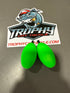 UNSLOTTED Fishing Oval Float 2.5 inch