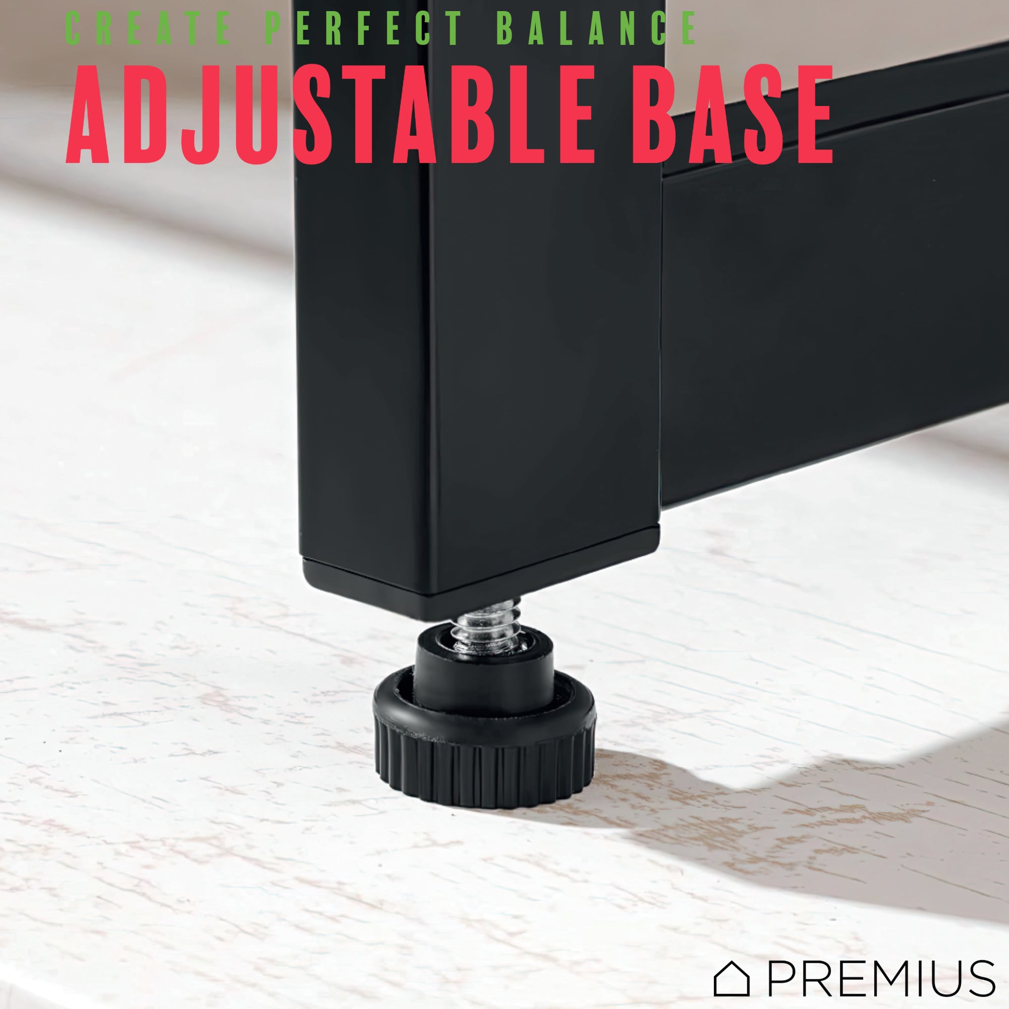 PREMIUS 4 Layer Mesh Shelf Shoe Rack, Black, 29.9x29.1x12 Inches