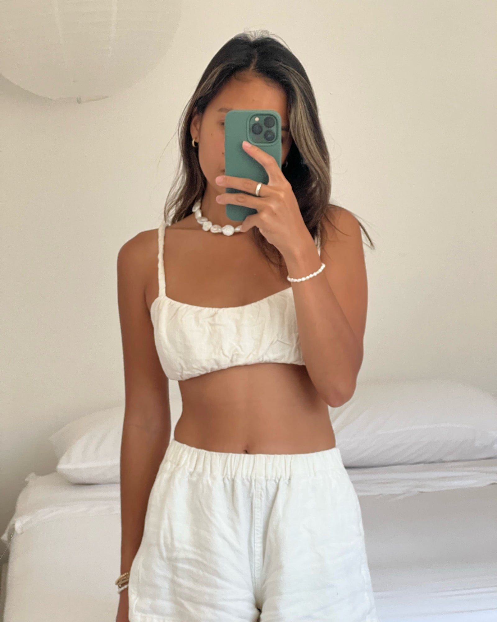 Faith Vintage Pearl Bracelet