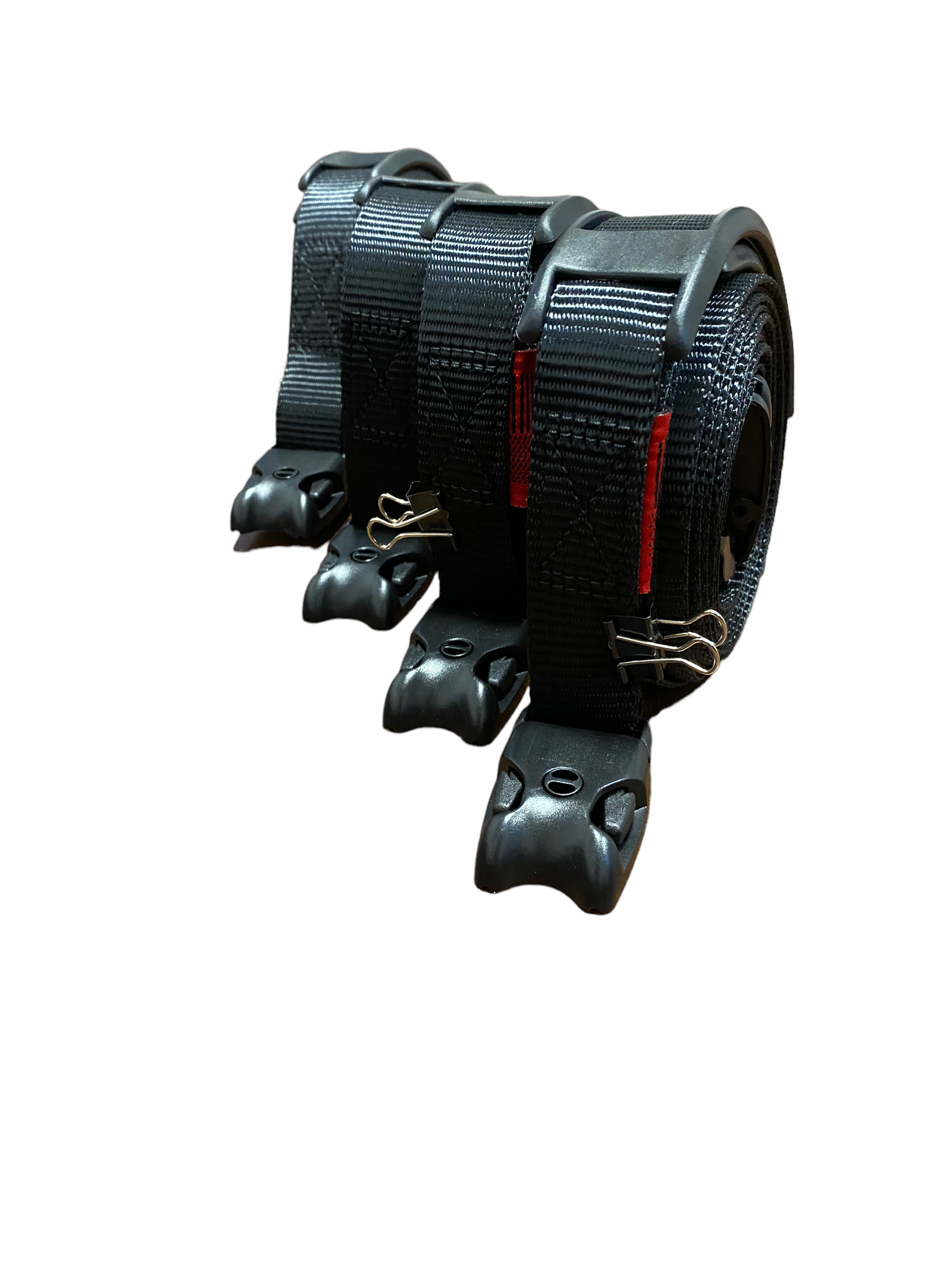 10 Ft Black ACW Buckle Spa Hot Tub Cover Adjustable Wind Straps | 2 COMPLETE KITS