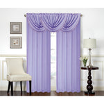 Rosario Rod Pocket Room Darkening Window Panel and Valance Treatments, All Sold Separately