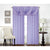 Rosario Rod Pocket Room Darkening Window Panel and Valance Treatments, All Sold Separately