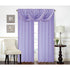 Rosario Rod Pocket Room Darkening Window Panel and Valance Treatments, All Sold Separately