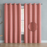 Courtney Textured Room Darkening Grommet Window Panel, 52x84 Inches