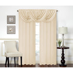 Rosario Rod Pocket Room Darkening Window Panel and Valance Treatments, All Sold Separately