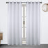 Brook Metallic Lurex Sheer Grommet Window Panel, 54x90 Inches