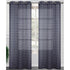 Carmen 2 Pack Morrocan Sheer Grommet Window Panel, 2-38x84 Inches