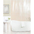 All Bath PEVA Shower Curtain Liner 12 Metal Grommets, 70x72 Inches