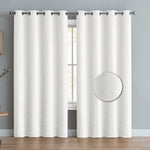 Courtney Textured Room Darkening Grommet Window Panel, 52x84 Inches