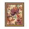 PREMIUS August�s Garden Framed Wall Art, Purple-Orange, 33x33 Inches