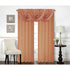 Rosario Rod Pocket Room Darkening Window Panel and Valance Treatments, All Sold Separately