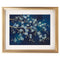 PREMIUS Conference Framed Flower And Bird Wall Art, Blue, 17x21 Inches