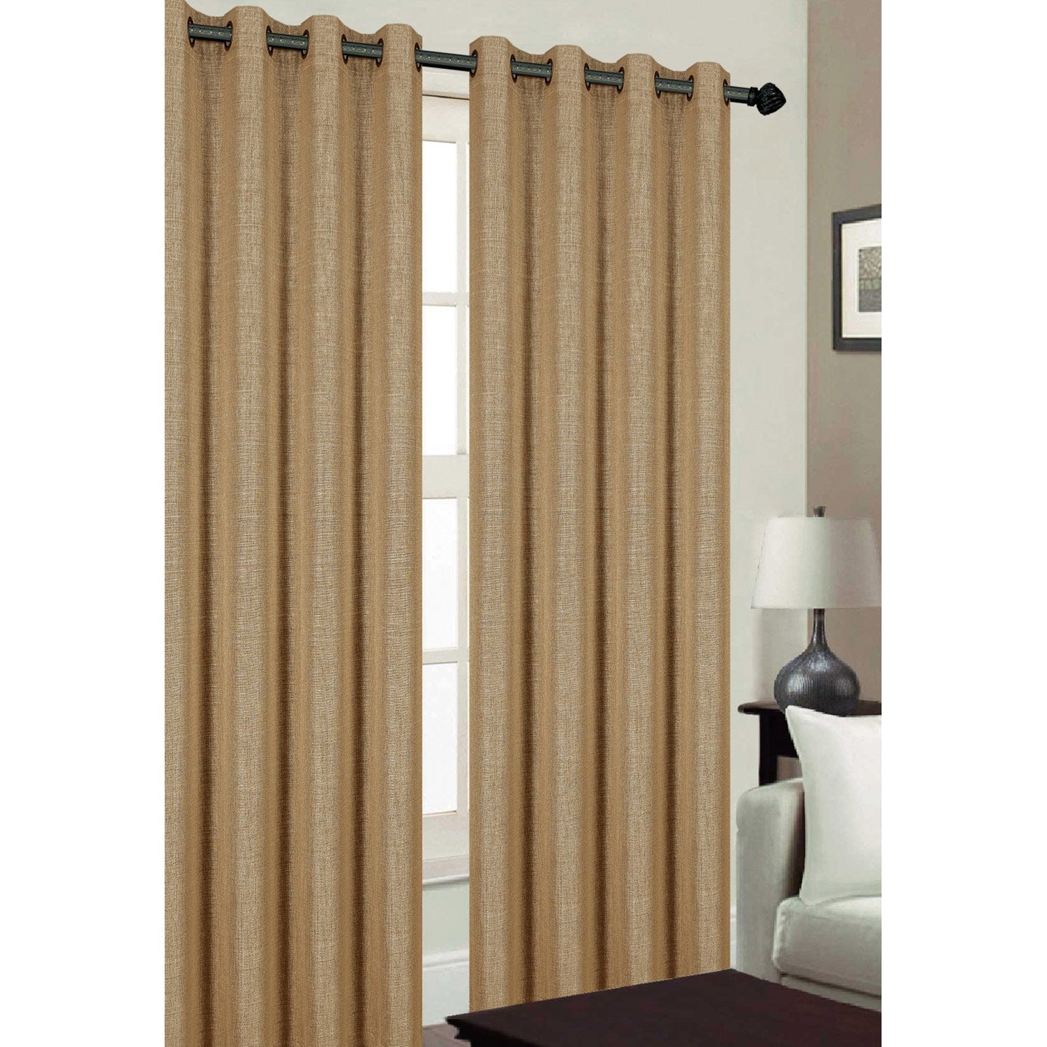 Tribeca Textured Room Darkening Grommet Window Panel, 54x84 Inches