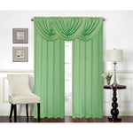 Rosario Rod Pocket Room Darkening Window Panel and Valance Treatments, All Sold Separately
