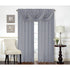 Rosario Rod Pocket Room Darkening Window Panel and Valance Treatments, All Sold Separately
