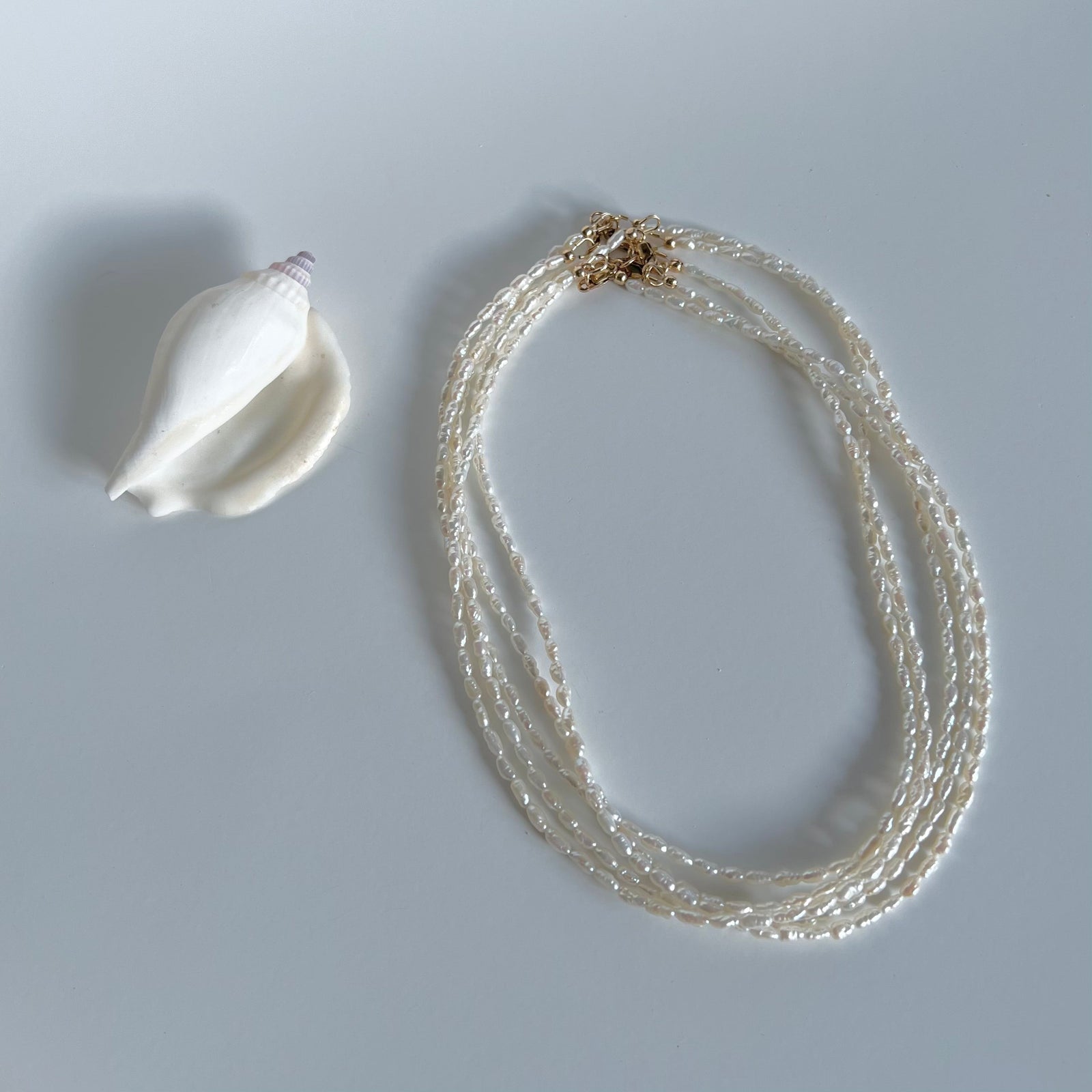 Petite Vintage Pearl Necklace