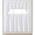 Maggie Kitchen Curtain Set with Macrame Fringes, Swag Valance 60x36, Tiers 30x36 Inches