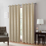 Delancy Foil Print Room Darkening Grommet Window Panel, 54x84 Inches