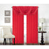 Rosario Rod Pocket Room Darkening Window Panel and Valance Treatments, All Sold Separately