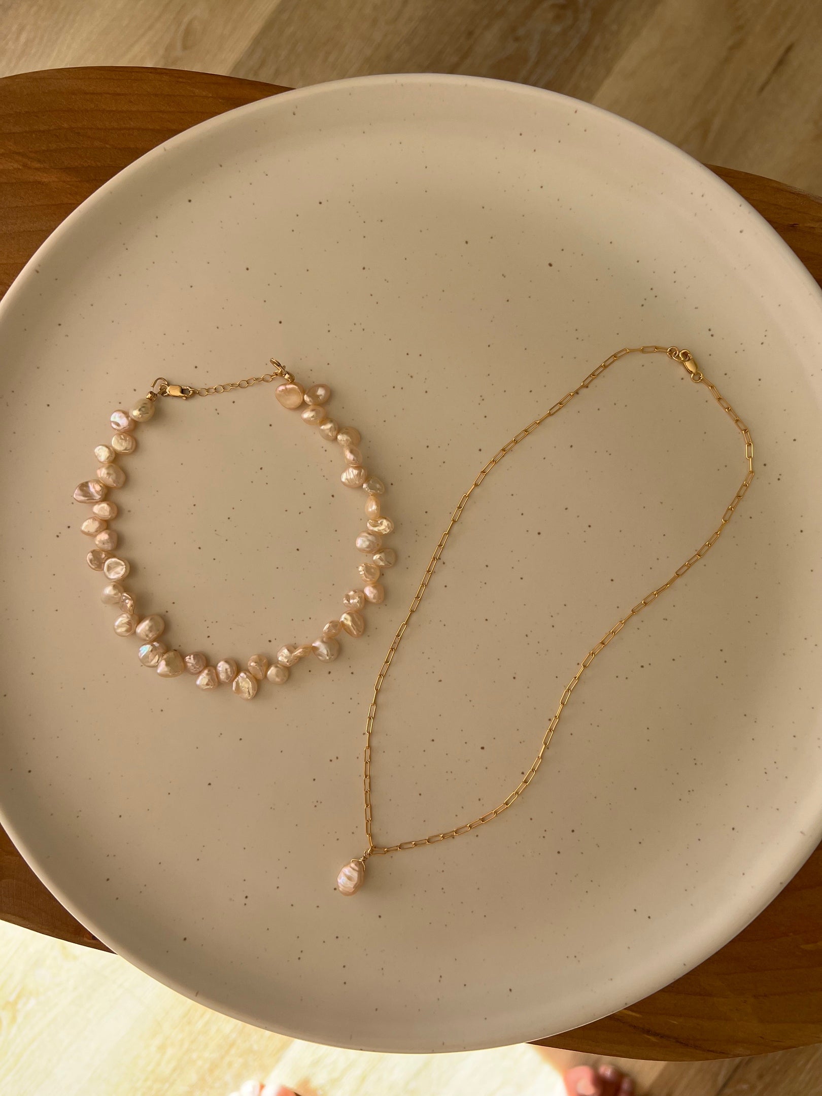 Keishi Pearl Necklace