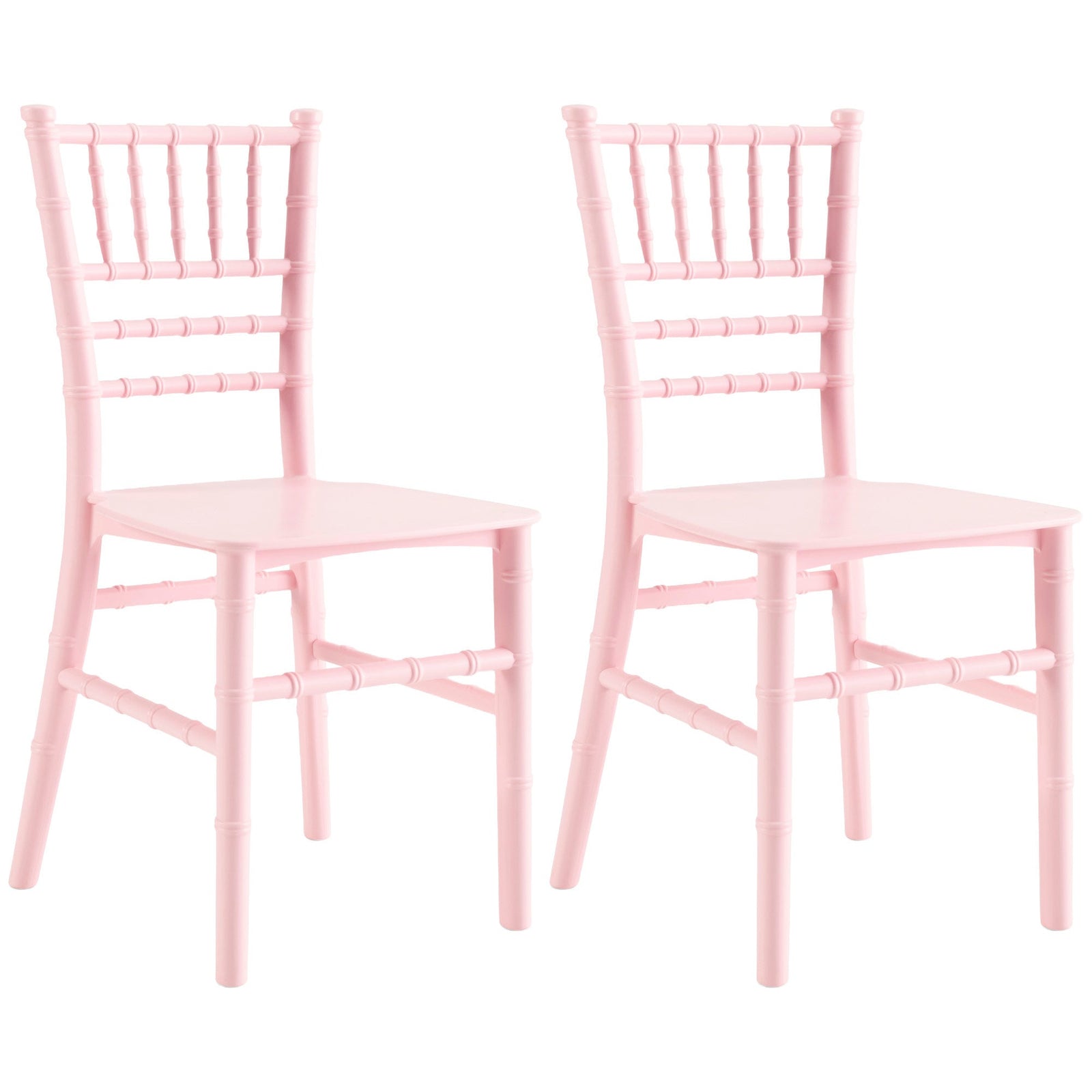 JOON 2 Pack Kids Tiffany Chiavari Chairs, 25x13x14.5 Inches