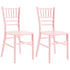 JOON 2 Pack Kids Tiffany Chiavari Chairs, 25x13x14.5 Inches