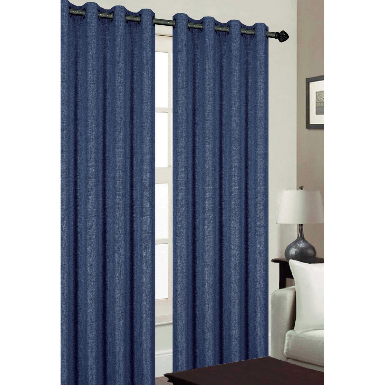 Tribeca Textured Room Darkening Grommet Window Panel, 54x84 Inches