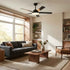 Vaczon 52 Inch 5 Blades DC Motor Modern Downrod Ceiling Fan with LED Light and Remote Control