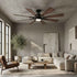 60" Oretha Windmill 8 Blade Led Indoor Oil Rubbed Bronze Ceiling Fan with Remote And Light Kit Included