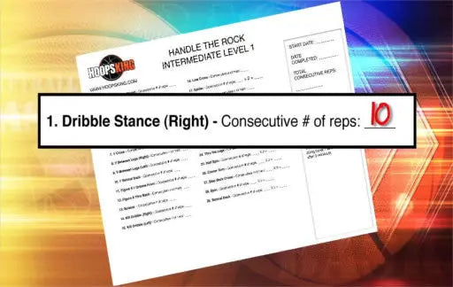 Handle the Rock Intermediate Dribbling - Basketball Training Equipment