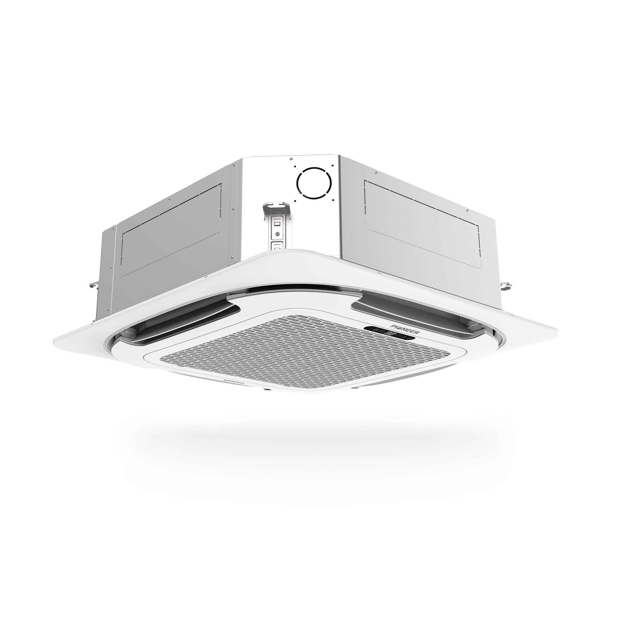 Pioneer® Quantum Ultra™ 12,000 BTU 21 SEER2 230V 8-Way Ceiling Cassette Ductless Mini-Split Air Conditioner Inverter Heat Pump Full Set
