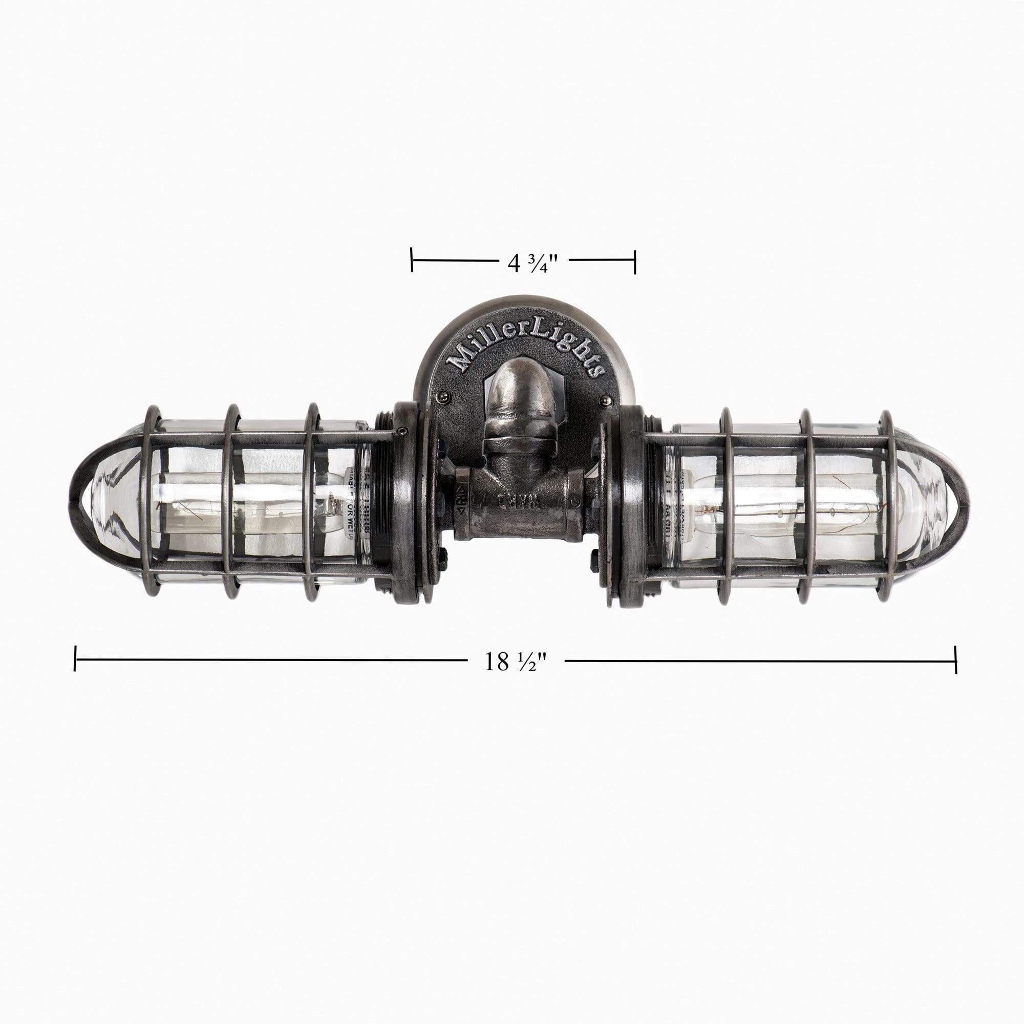 Rustic Industrial Bathroom Vanity Lighting - The Joker