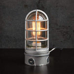 Raw Industrial Cage Lamp with Edison Bulb - The Mythic Cage