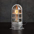 Raw Industrial Cage Lamp with Edison Bulb - The Mythic Cage